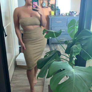 Coord set with cardigan